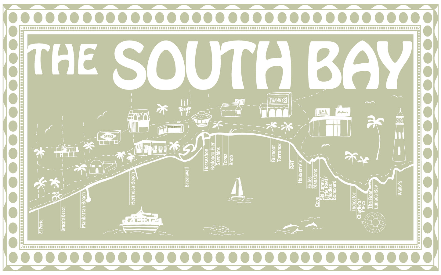 South Bay Surf Map Pre-order